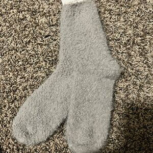 American Eagle fuzzy socks